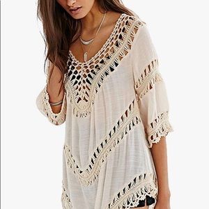 VANBUY Crocheted Tunic Coverup